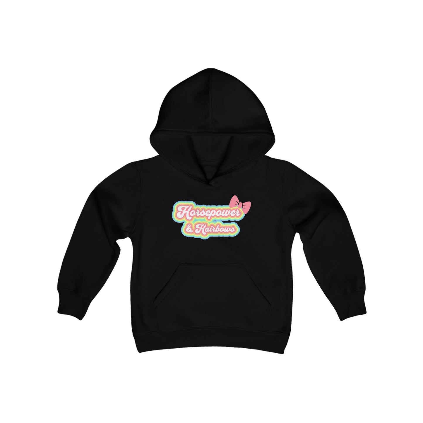 Youth Horsepower and Hairbows Hoodie