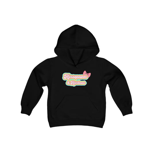 Youth Horsepower and Hairbows Hoodie