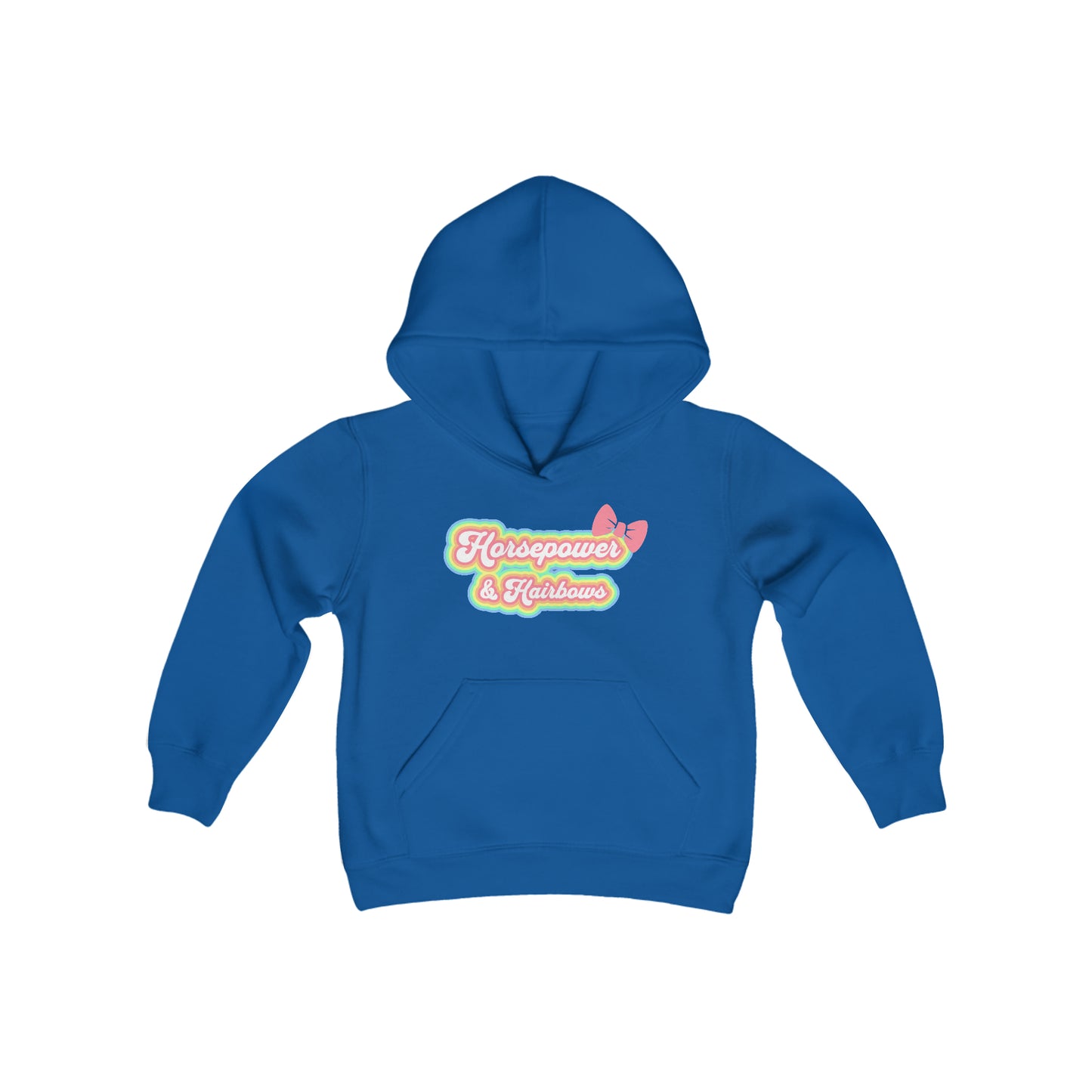 Youth Horsepower and Hairbows Hoodie