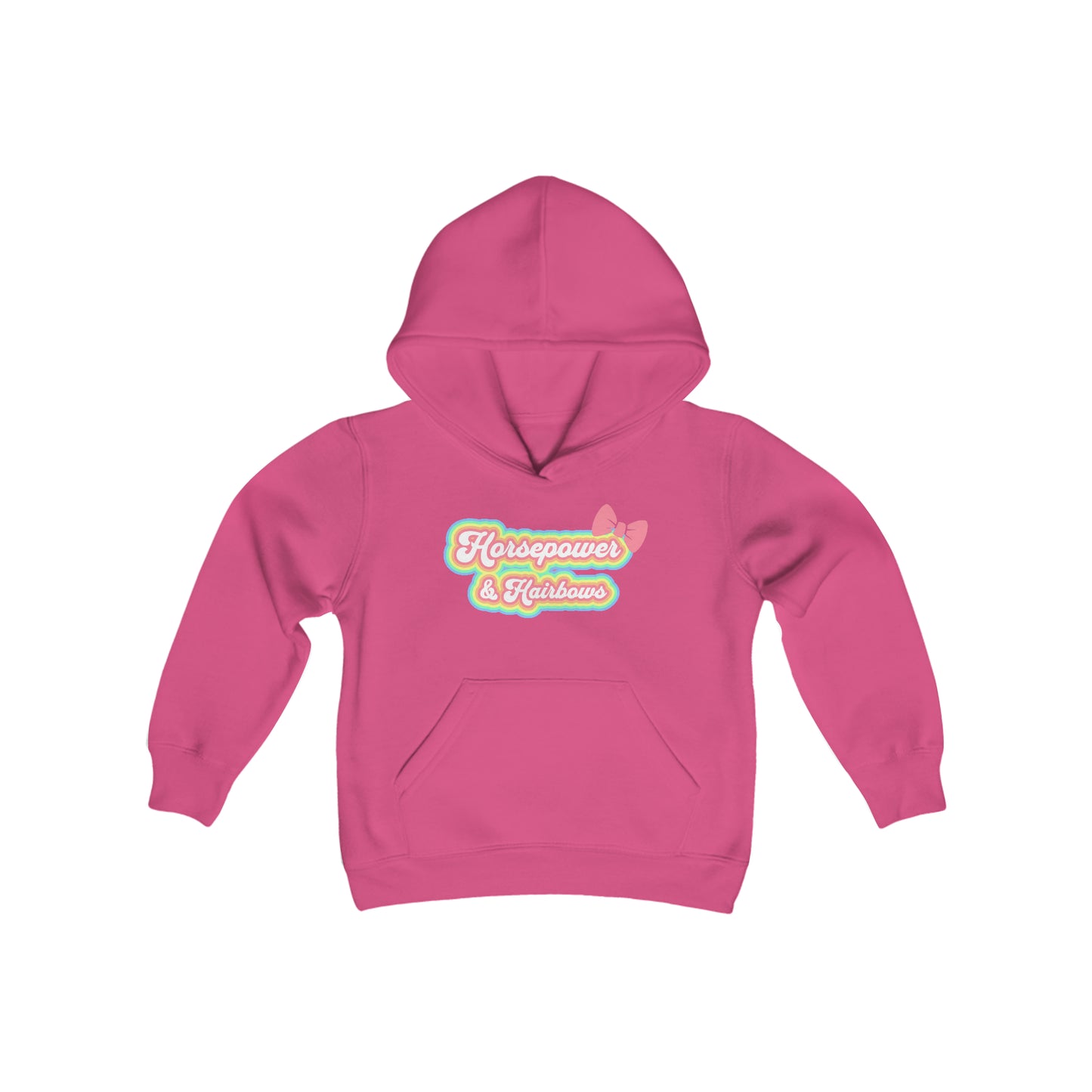 Youth Horsepower and Hairbows Hoodie