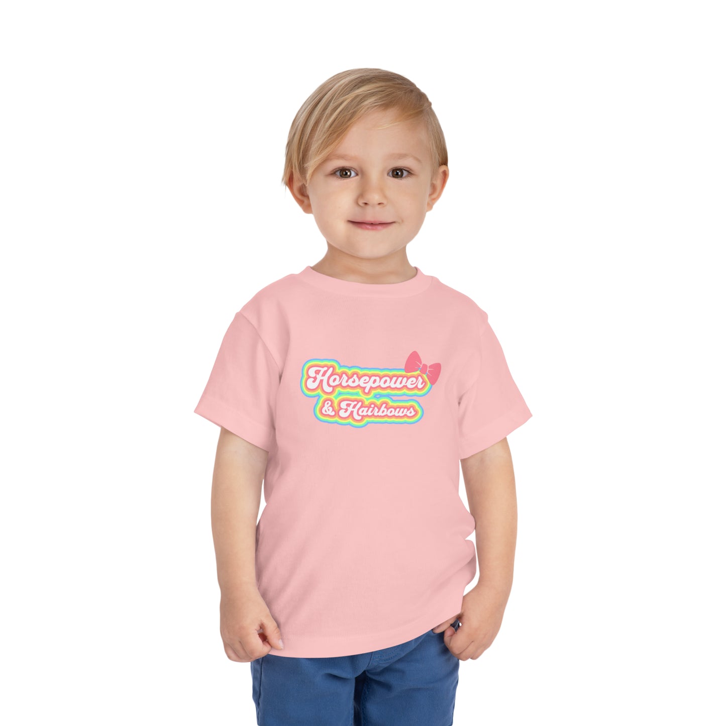 Horsepower And Hairbows Toddler T Shirt