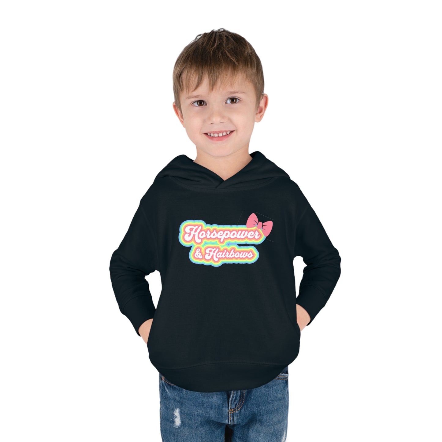 Toddler Horsepower and Hairbows Hoodie