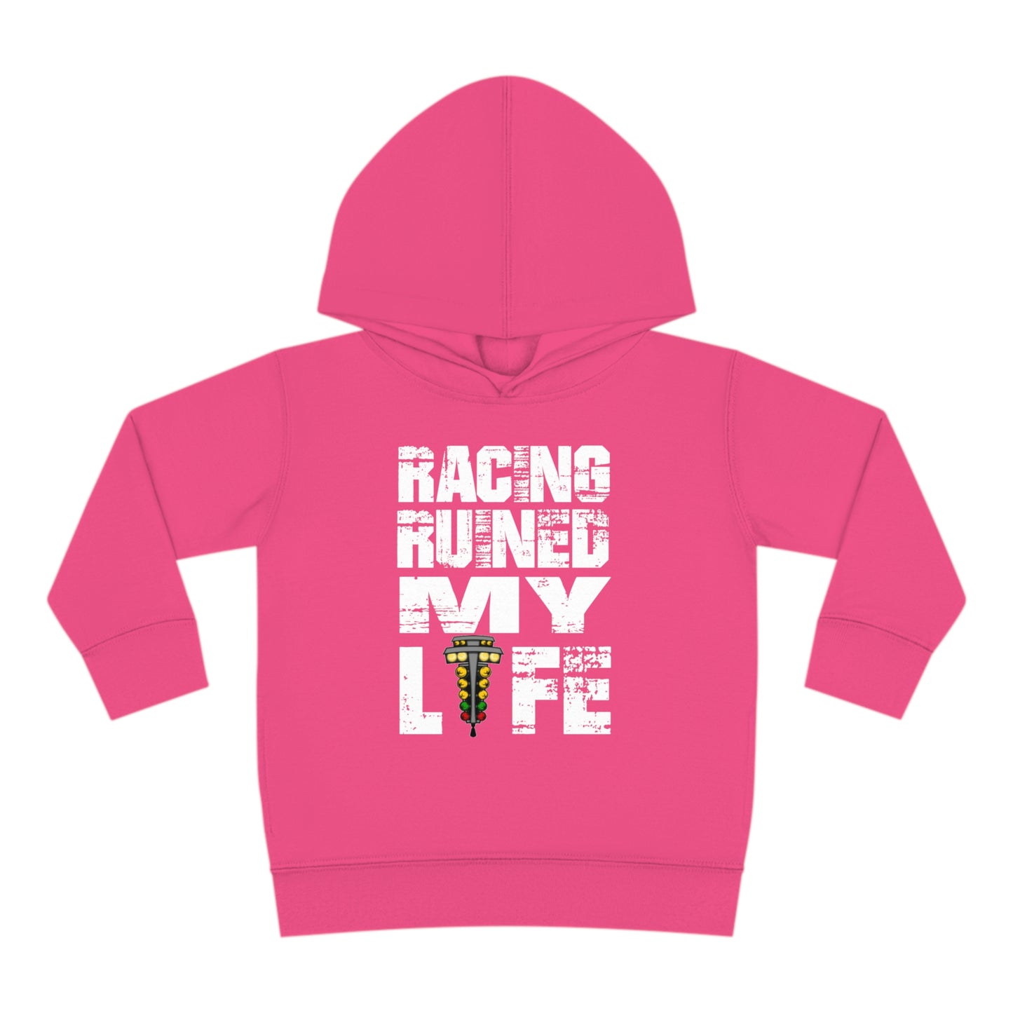 Toddler Racing Ruined My Life Hoodie