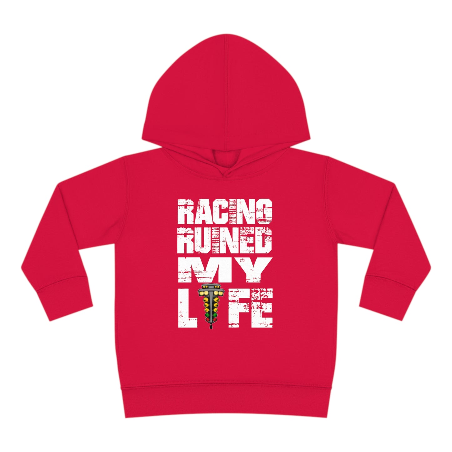 Toddler Racing Ruined My Life Hoodie