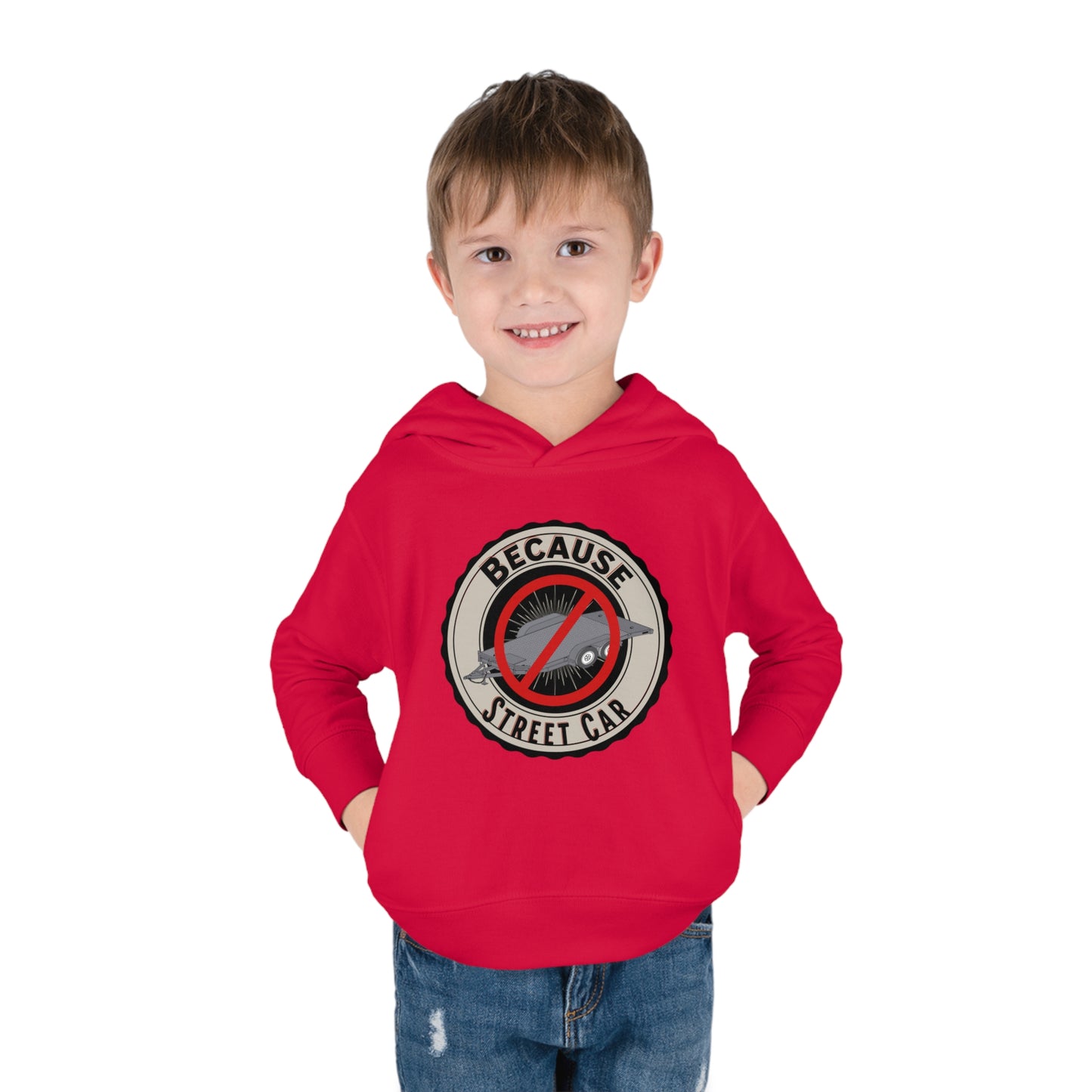 Toddler Because Street Car Hoodie