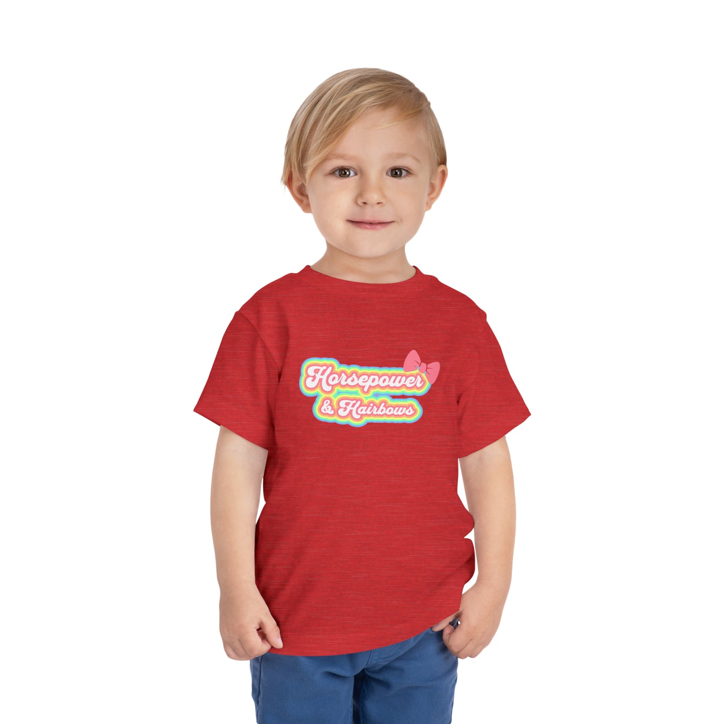 Horsepower And Hairbows Toddler T Shirt