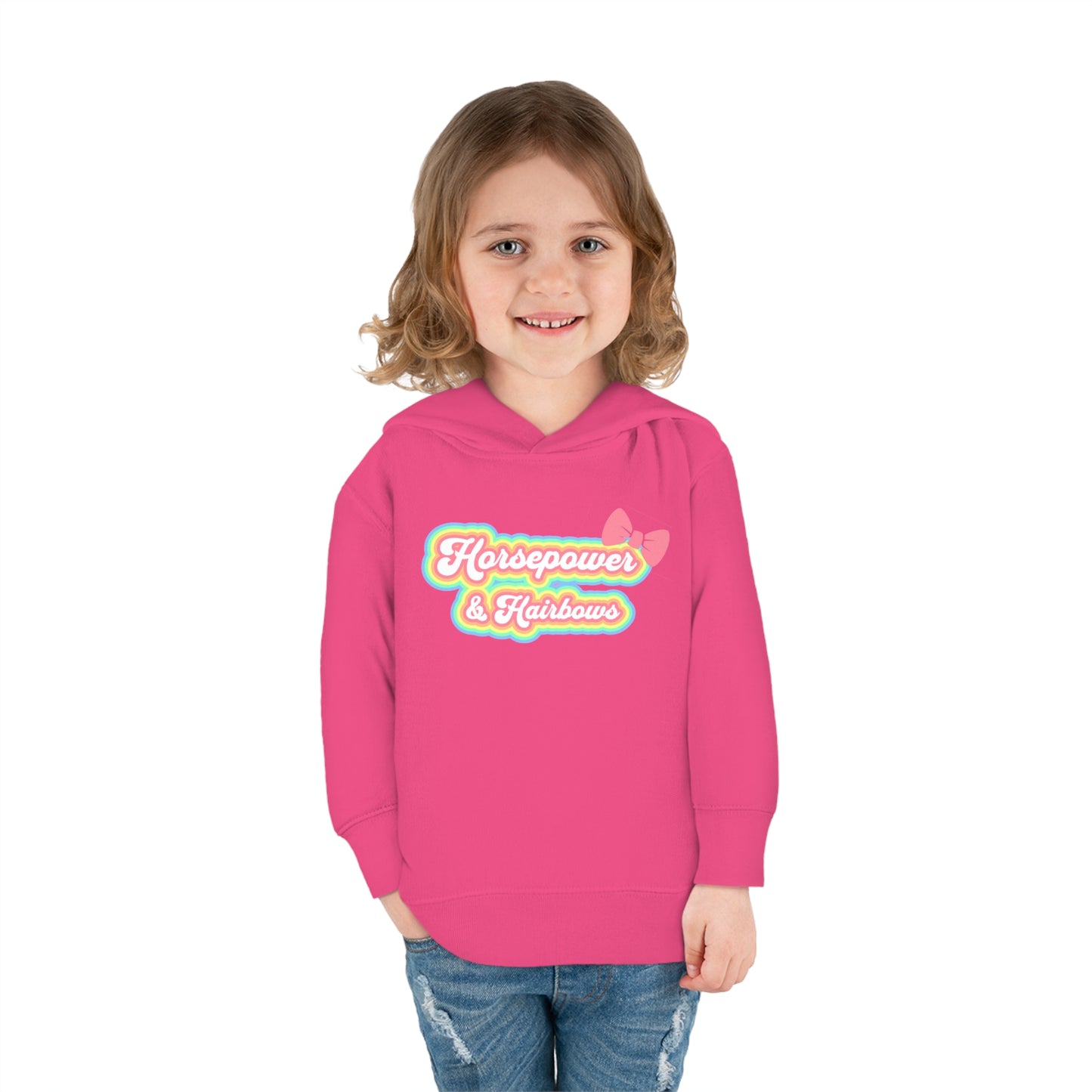 Toddler Horsepower and Hairbows Hoodie