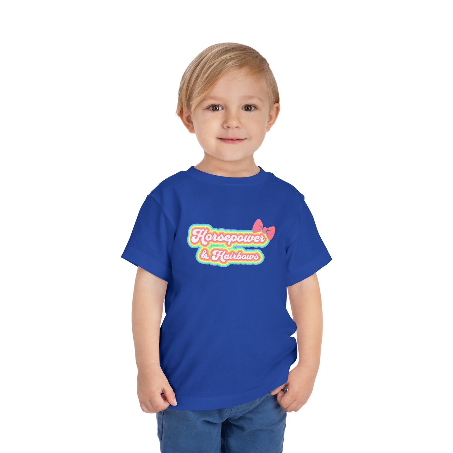 Horsepower And Hairbows Toddler T Shirt