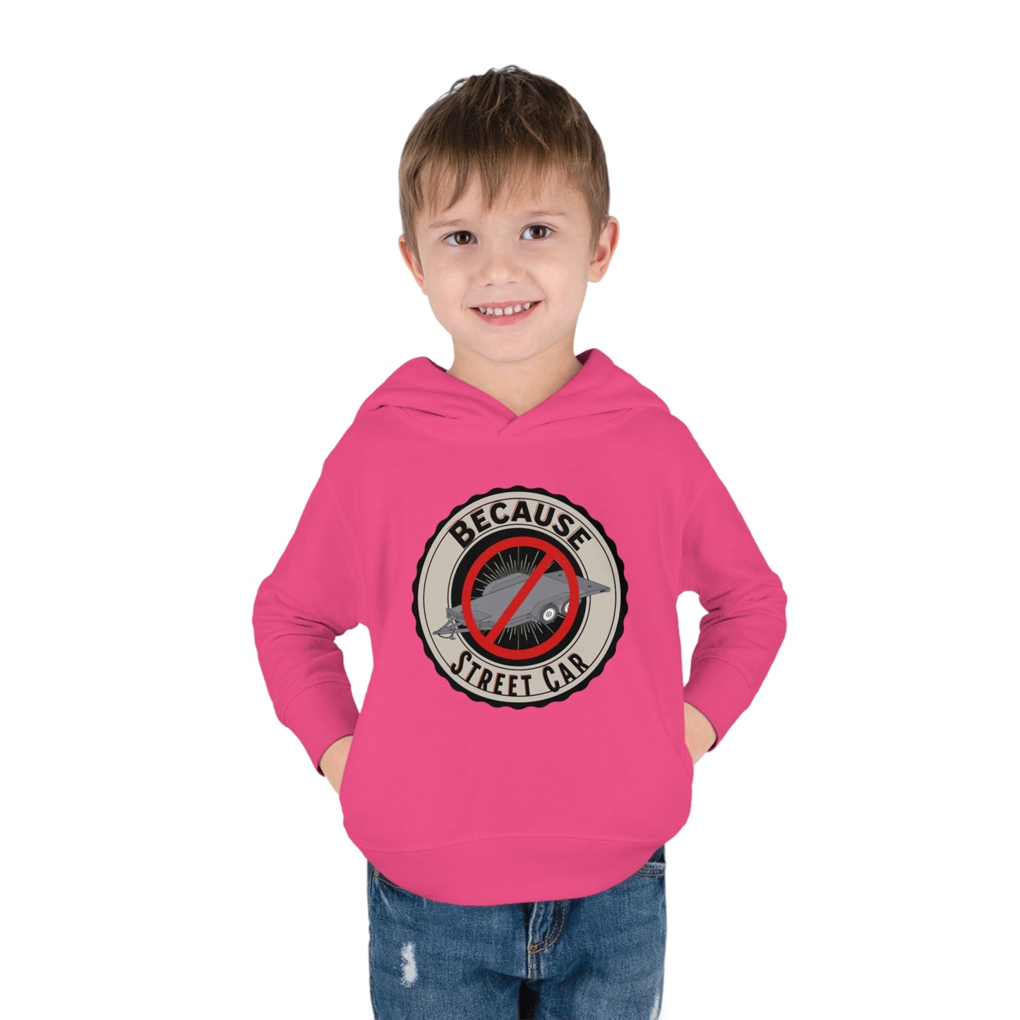 Toddler Because Street Car Hoodie