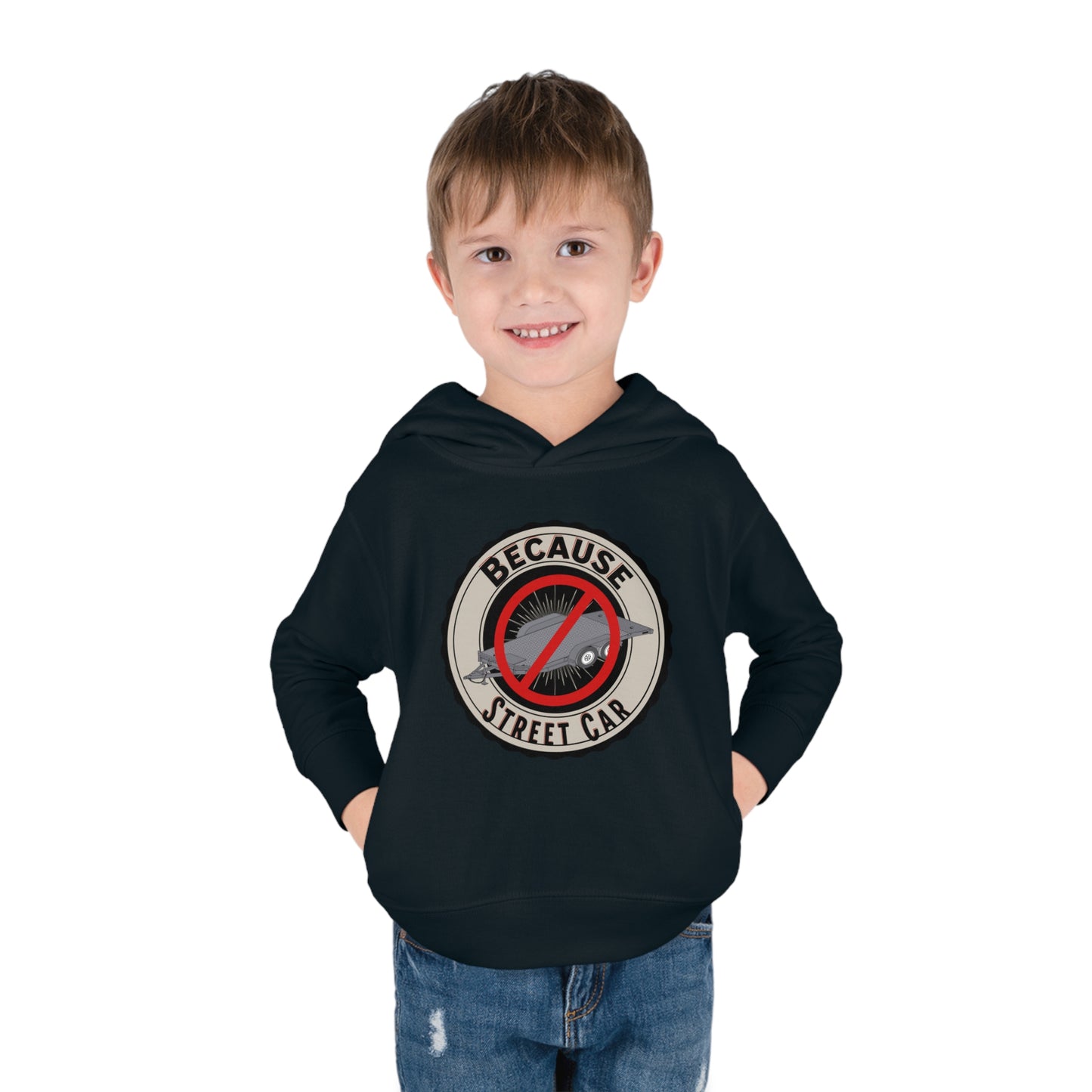 Toddler Because Street Car Hoodie