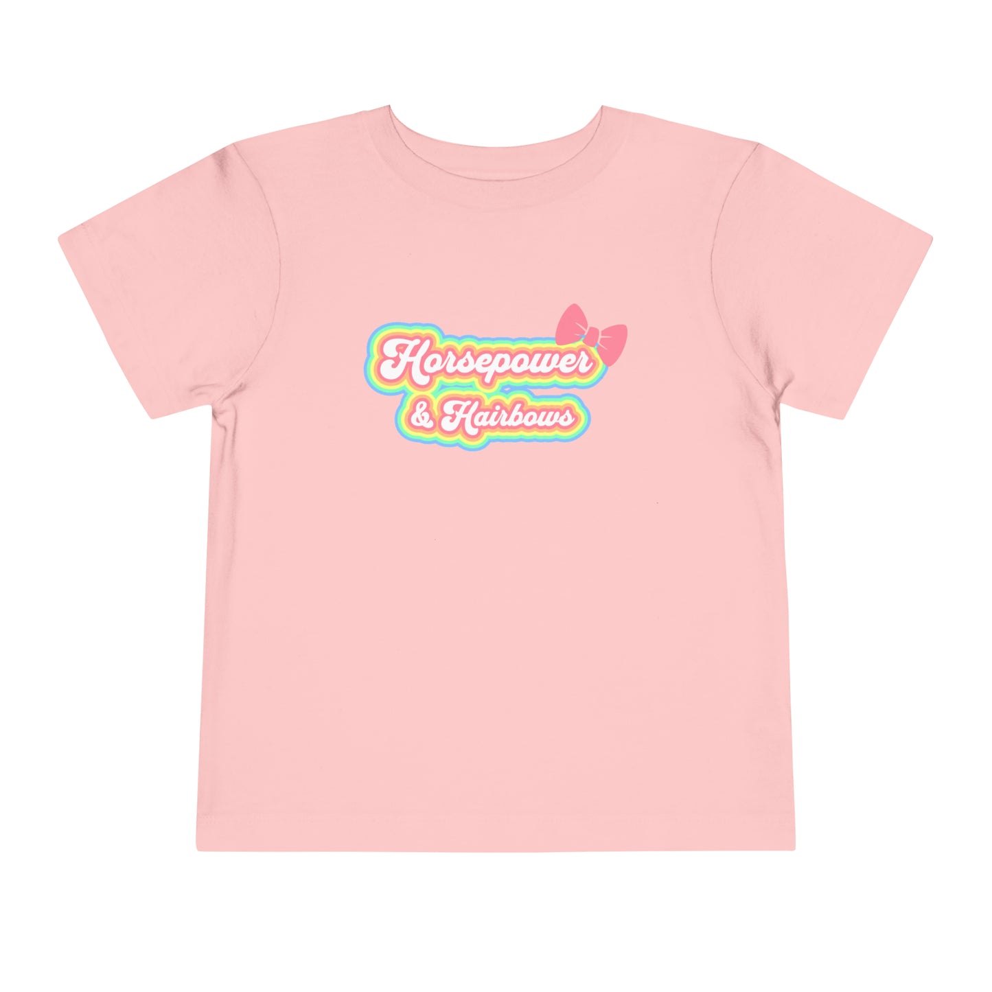 Horsepower And Hairbows Toddler T Shirt