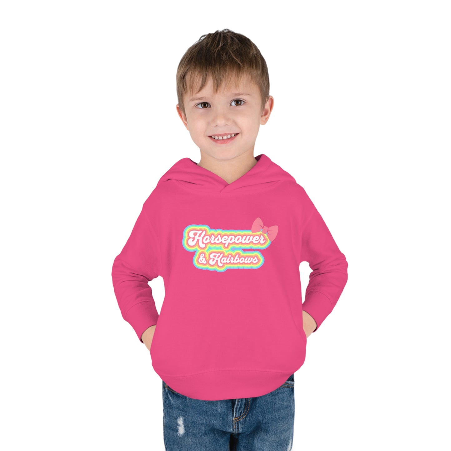 Toddler Horsepower and Hairbows Hoodie