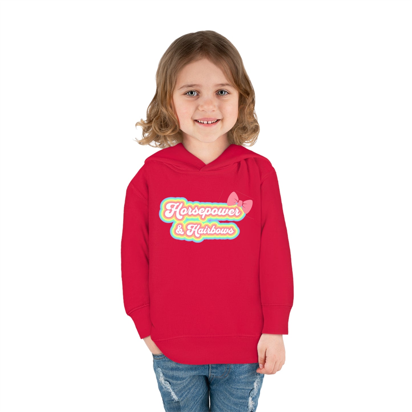 Toddler Horsepower and Hairbows Hoodie